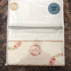 3 piece sheet set, twin